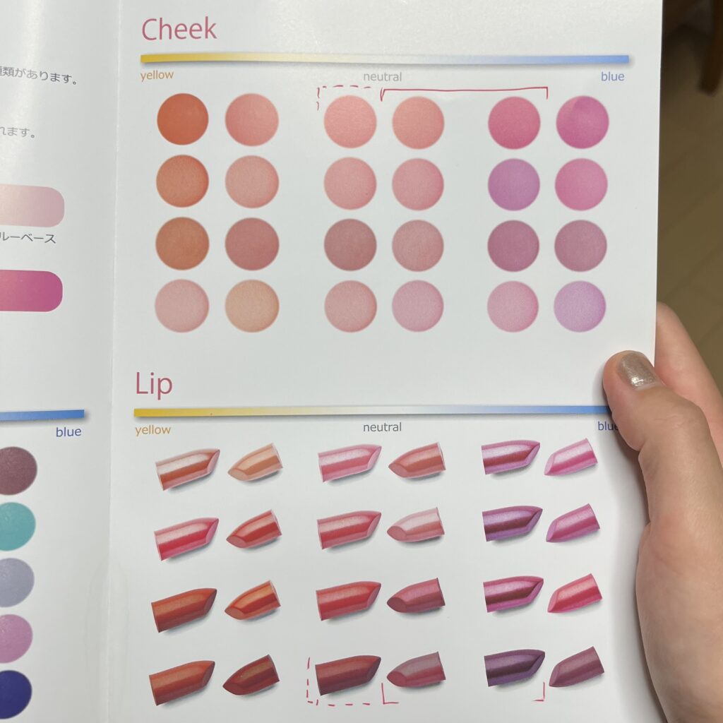 パーソナルカラーブルべ夏のチークとリップ